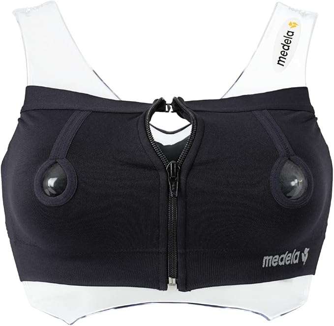 Medela Women`s Easy Expression Hands-Free Pumping Bustier Non-Wired (Pack of 1)