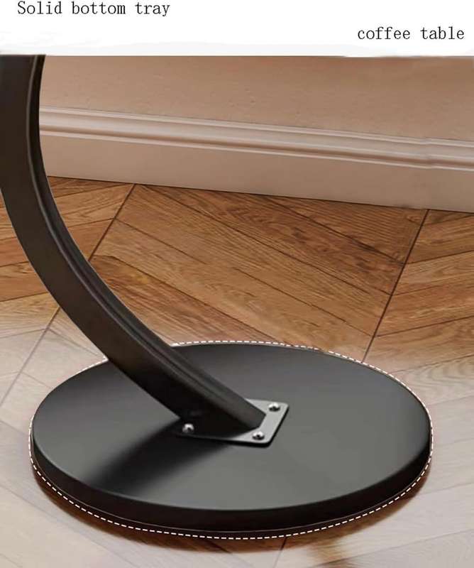 Coffee Table Round Small Side Table C Shape