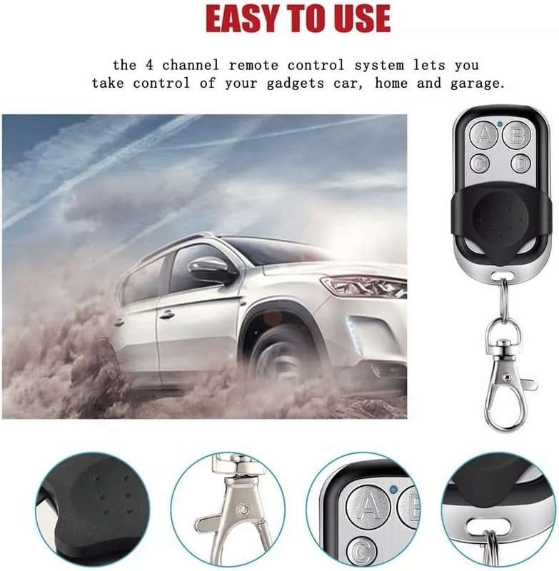 AOWEIXUN ORVESION UNIVERSAL FIXED CODE REMOTE CONTROL - SET OF 4