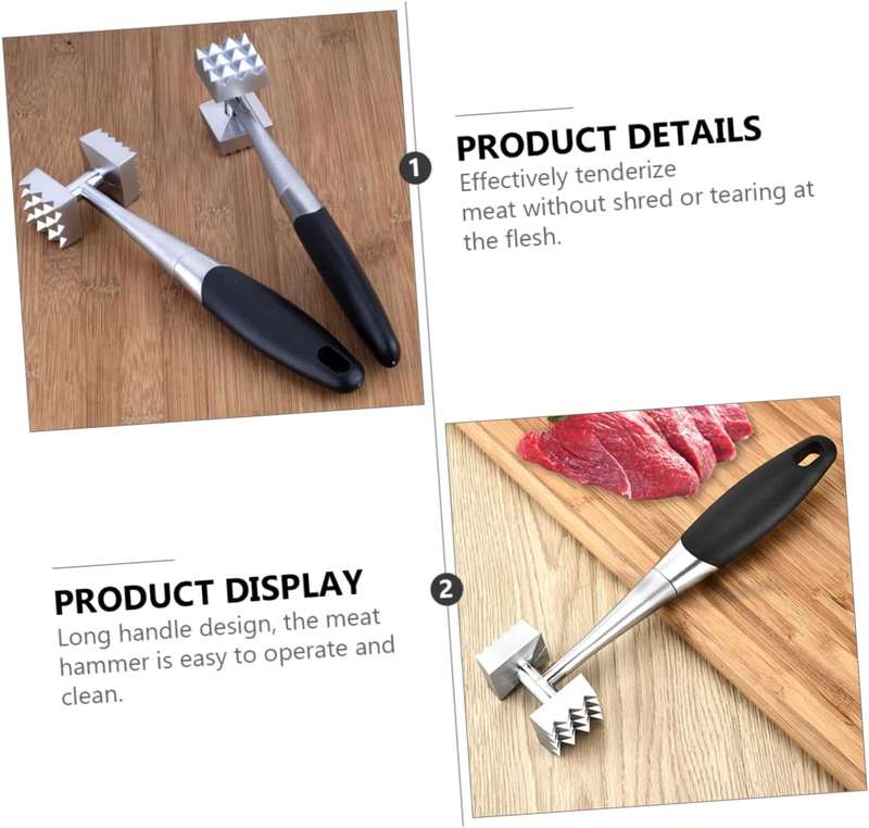 Meat Tenderizer Hammer Zinc Alloy Meat Mallet Kitchen Tool Steak Tenderizer Mallet