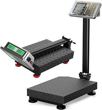 150KG Industrial Platform Scale Weight Shipping Scale 0.1 LB Accuracy Postal Scale for Packages Lugg