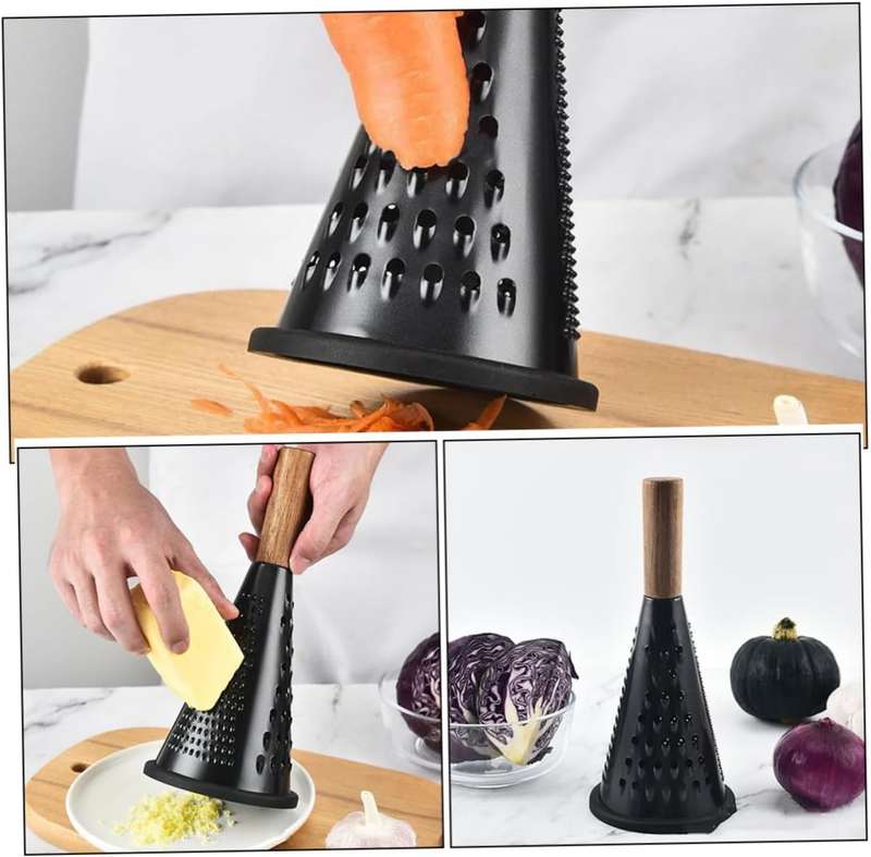 Cheese Grater Large Stainless Steel Handheld Vegetable Slicer Rotating Cheese Grater Ideal