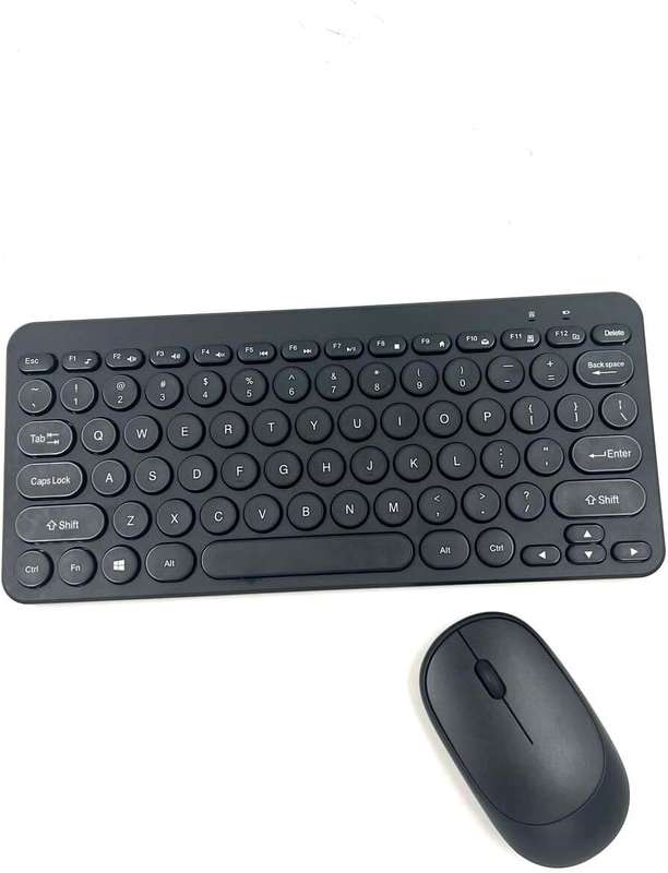 Multimedia Wireless Keyboard and Mouse Suite (Black)
