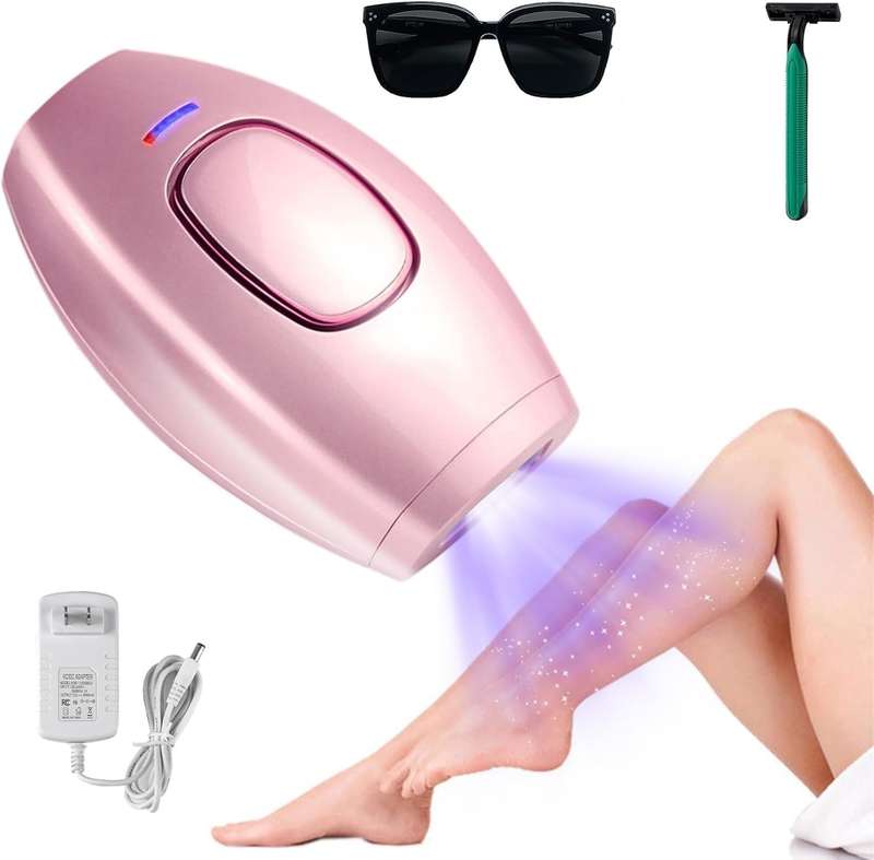 Permanent Hair Removal System for Women & Men, IPL Laser Hair Remover, 999,999 Flashes Painless IPL