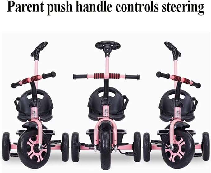 Kids trikes with Parent Push Rod (PINK)