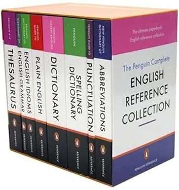 Dictionary, Punctuation, Spelling, Grammar, Thesaurus & 3 others (Reference Set)
