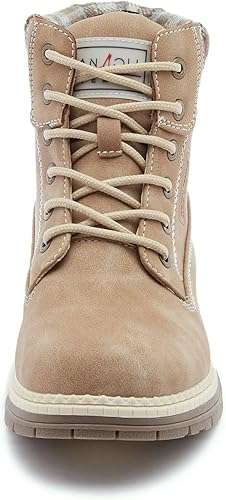 ANJOUFEMME Womens Hiking Snow Winter Boots