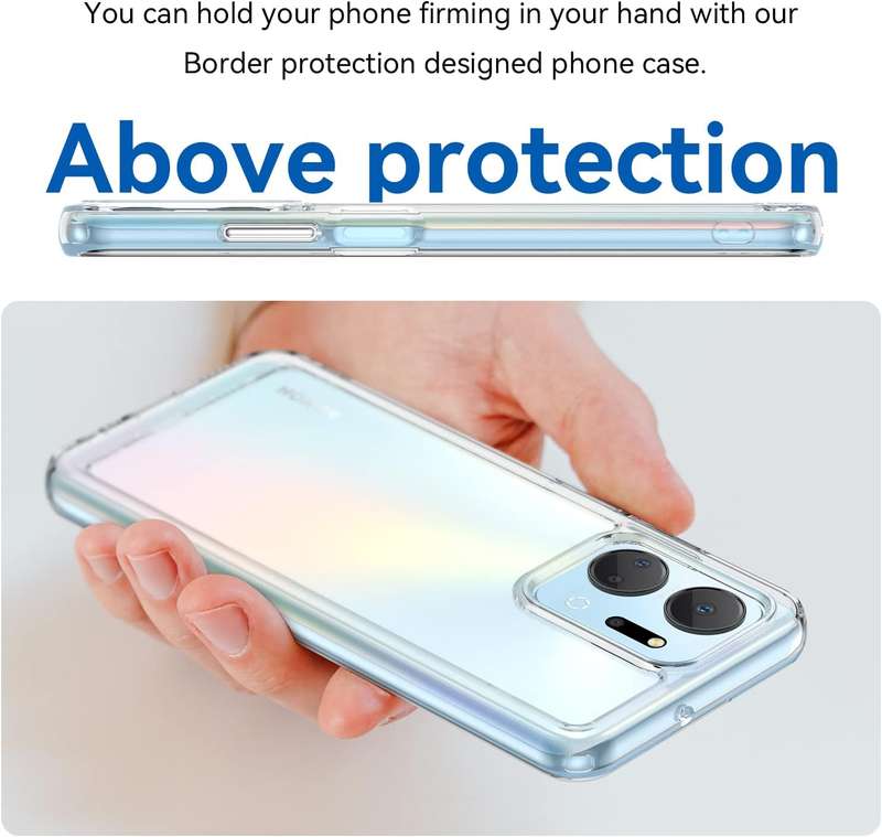 TPU back cover shockproof silicone bumper case cover for Honor X7a