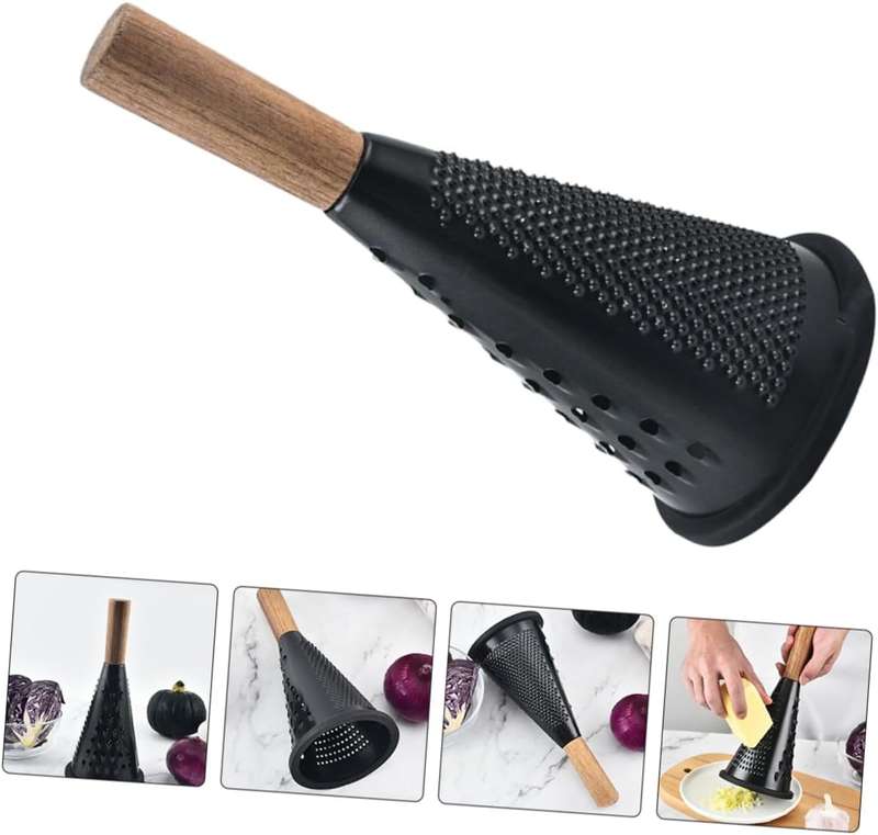 Cheese Grater Large Stainless Steel Handheld Vegetable Slicer Rotating Cheese Grater Ideal