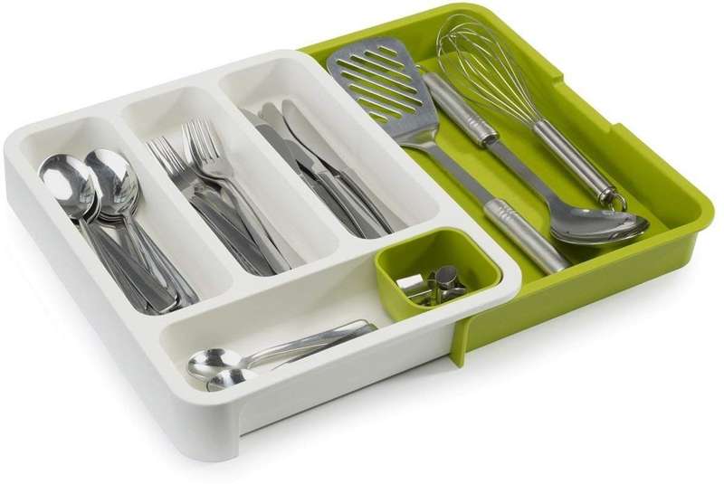 Expandable multipurpose cutlery organizer
