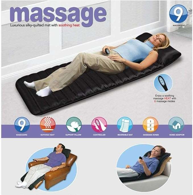 Multifunctional electric massage mattress, full body massage blanket, older health massagers Bed