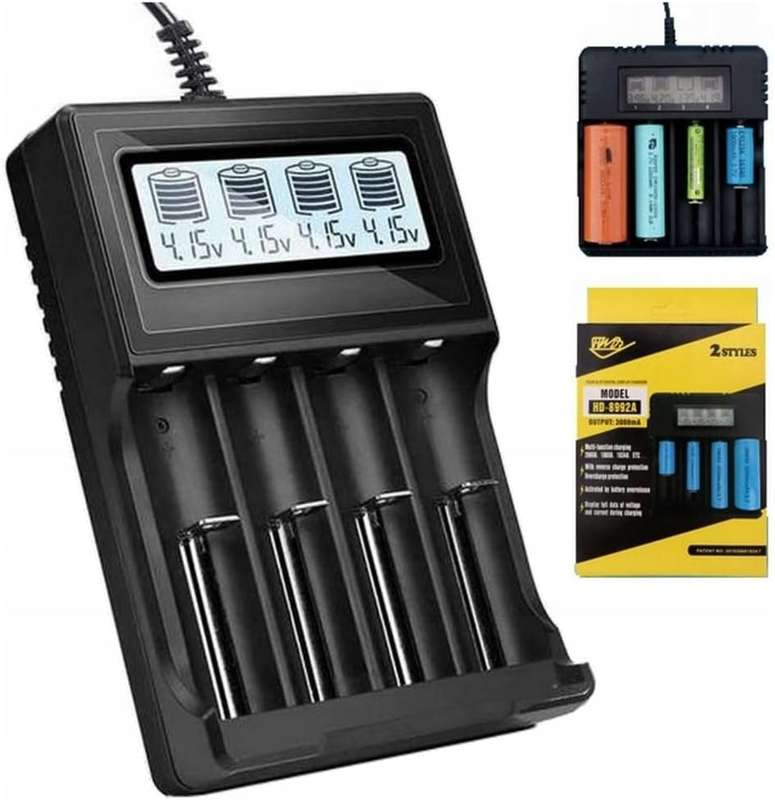 4 SLOT SMART BATTERY CHARGER - HD-8992C