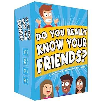 DO YOU REALLY KNOW YOUR FRIENDS? The Ultimate Party Card Game for Adults and Teens, Perfect for Game