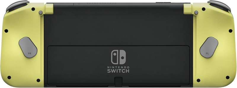 Hori Split Pad Compact (Light Grey/Yellow) - Switch
