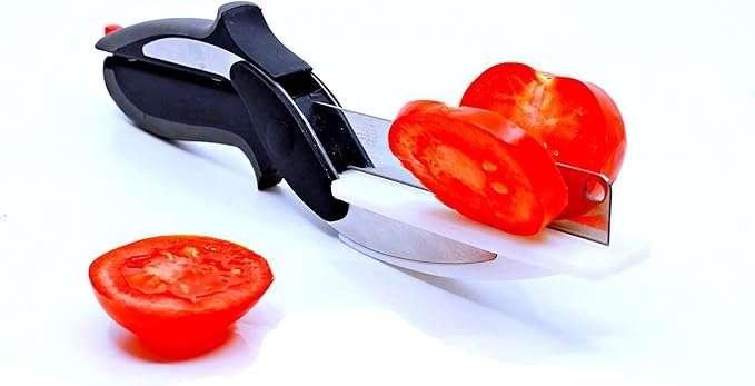 PCC Clever Food Choppers Knife Cutter For Kitchen, 6-in-1 Multipurpose Vegetable Fruit Slicer Cutter