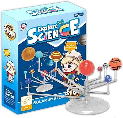 Solar System Kit - Science Kits For Kids Age 5 | Planet Toys For Kids, Solar System Model Making Kit