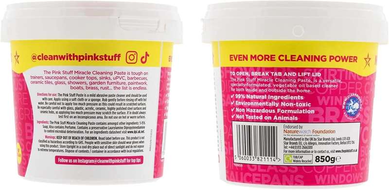 The Pink Stuff Miracle Cleaning Paste Multi Purpose 850g