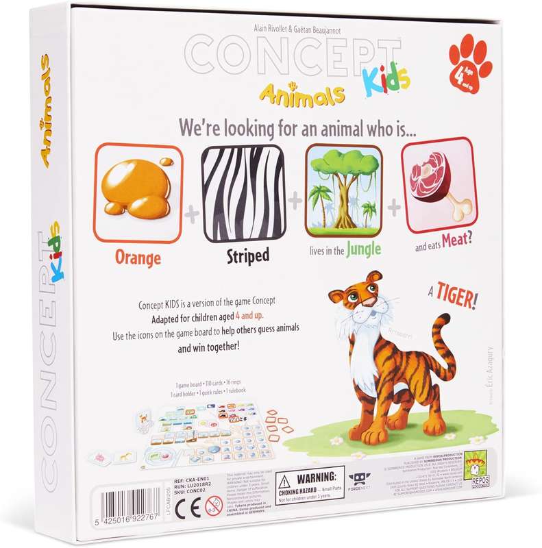Concept Kids Animals - Cooperative Animal Guessing Game for Children!
