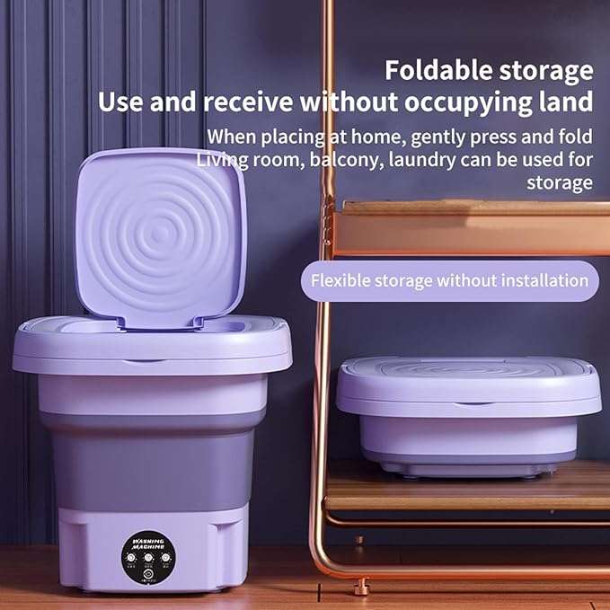 Automatic folding washing machine - 8lt