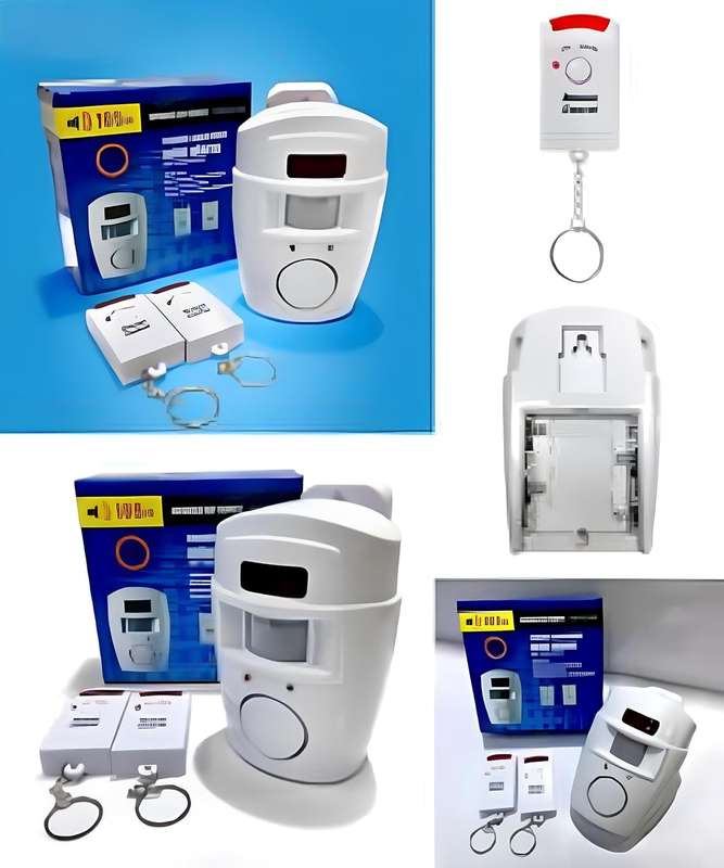 WER INFRARED WIRELESS MOTION DETECTION ALARM FOR HOME SAFETY AND STORAGE CENTER - SET OF 2