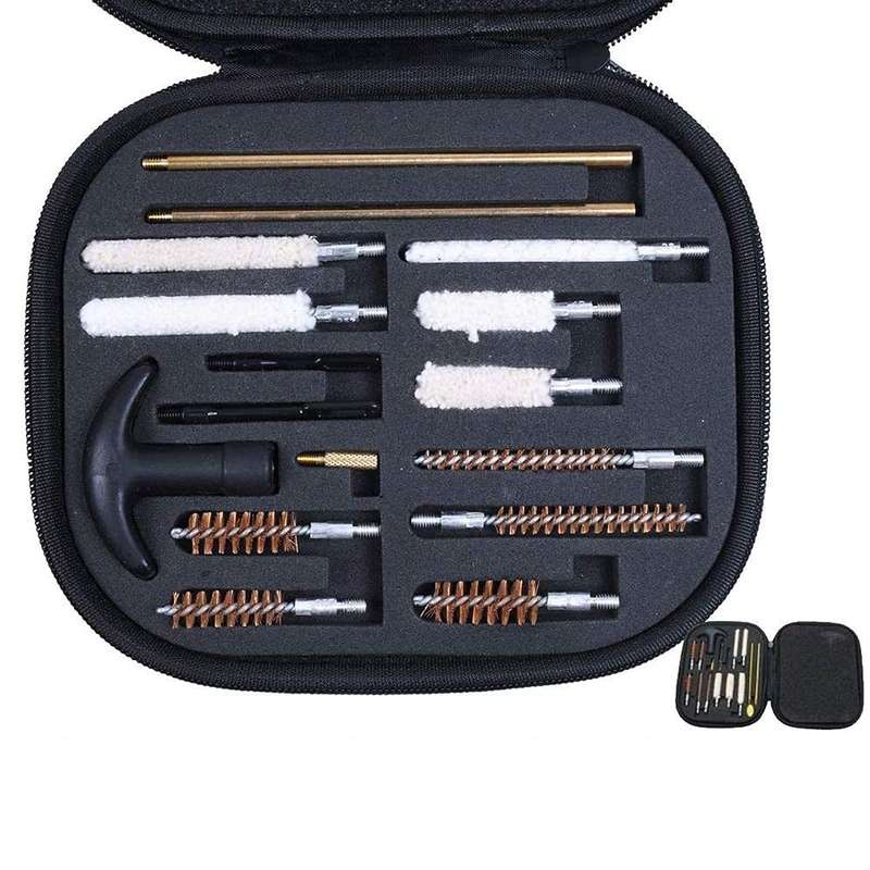 Universal Pistol Gun Cleaning Kit Barrel Brushes Tools for Most Caliber Handguns