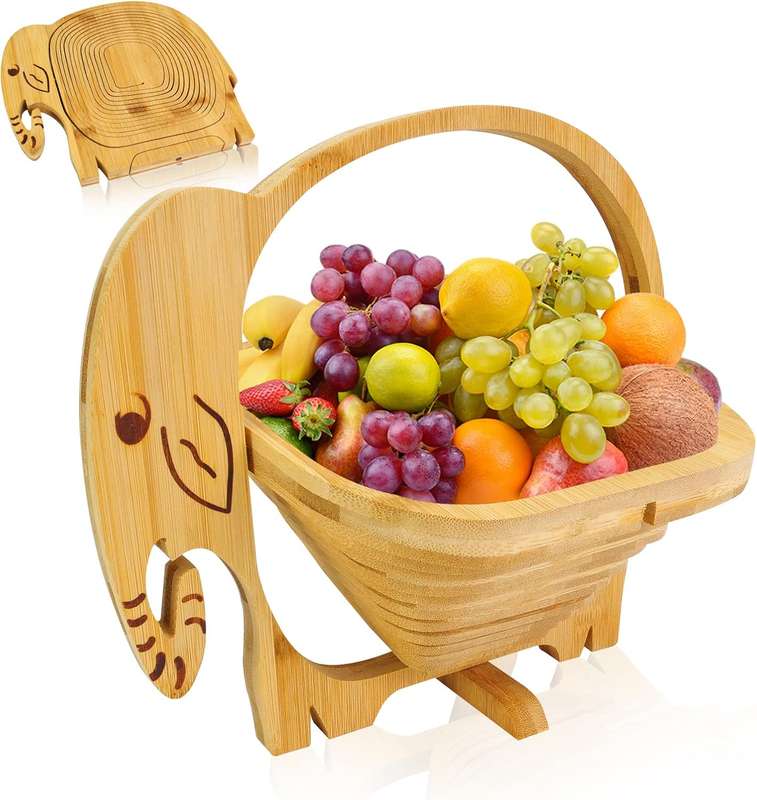 Bamboo fruit basket