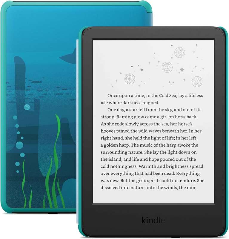 Amazon Kindle 6" 2024 model Kids Bundle (Kindle with Amazon Cover)