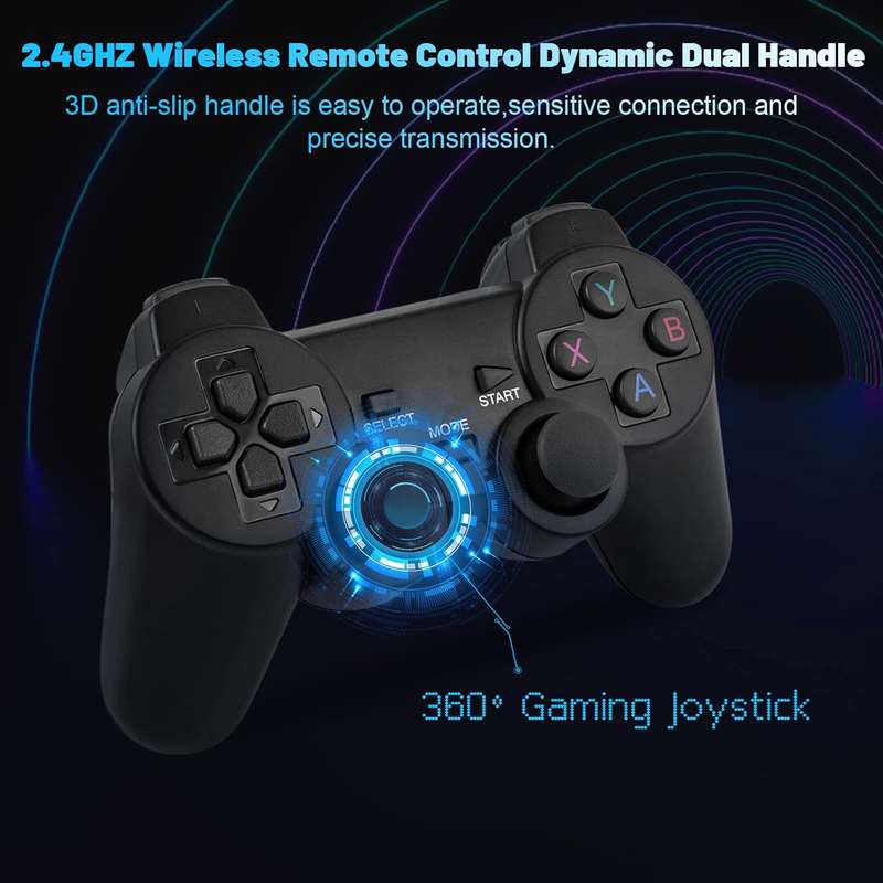 Retro Games Game Stick 32GB TF Card Built-in 20 000 Classic Games with Dual 2.4G Handheld Controller