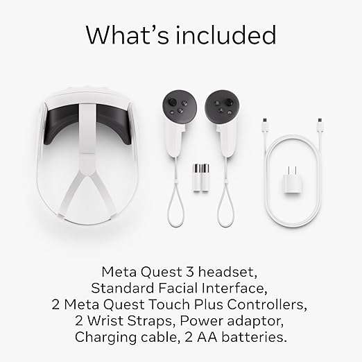 Meta Quest 3 (512 GB)  Breakthrough Mixed Reality (Black Friday)(1 Per Customer)
