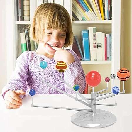 Solar System Kit - Science Kits For Kids Age 5 | Planet Toys For Kids, Solar System Model Making Kit