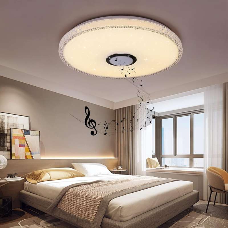 48w LED ceiling light with bluetooth speaker