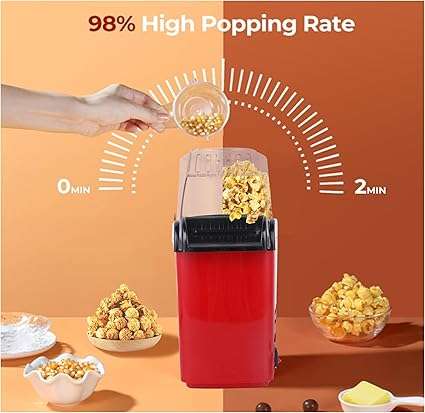 Electric Hot Air Popcorn Maker