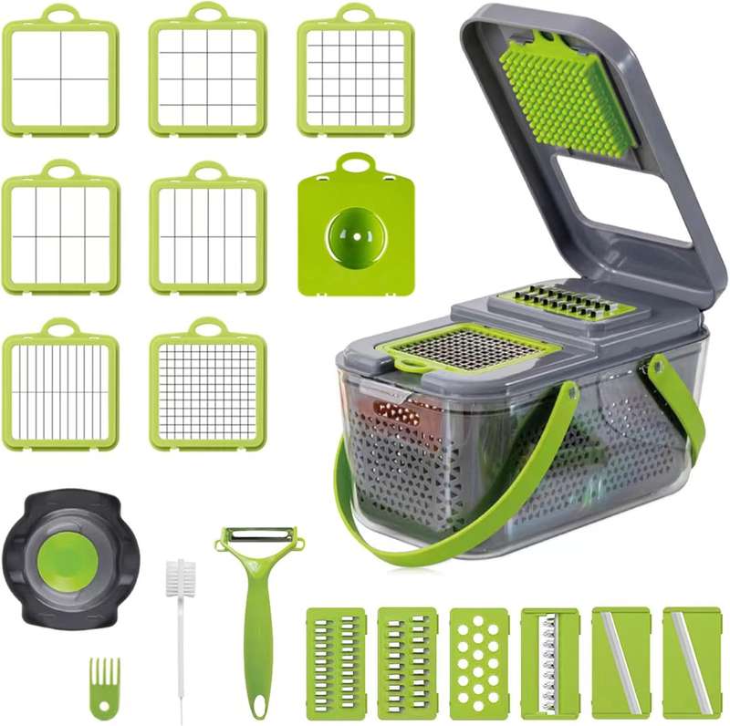 22 Pieces veggie slicer
