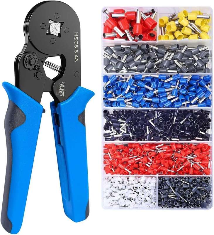 WIRE FERRULE CRIMPING TOOL KIT FERRULE CRIMPER PLIER
