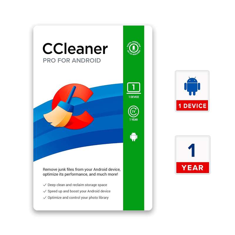 CCleaner Professional (Android) 1 Device, 1 Year