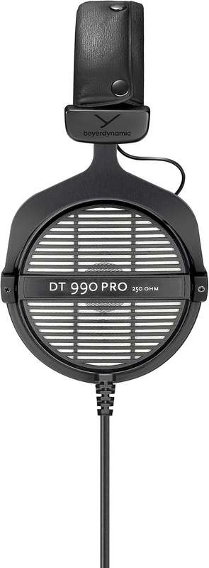 Beyerdynamic DT 990 Pro 250 ohm Over-Ear Studio Headphones For Mixing, Mastering,Editing Open Box