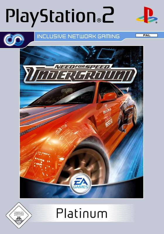 Need for Speed Underground - Platinum (PS2)