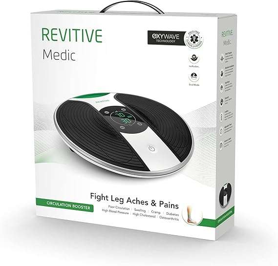 Revitive Medic Circulation Booster - Fight Tired, achy-Feeling Legs and Reduces Swollen feet & Ankle