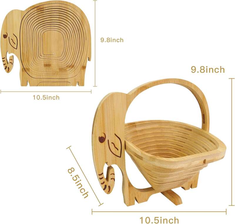 Bamboo fruit basket