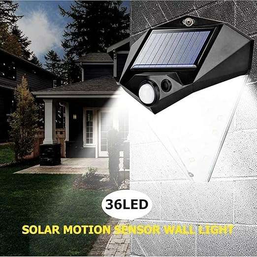 Solar Wall Light 3 Modes Motion Sensor IP65 Waterproof