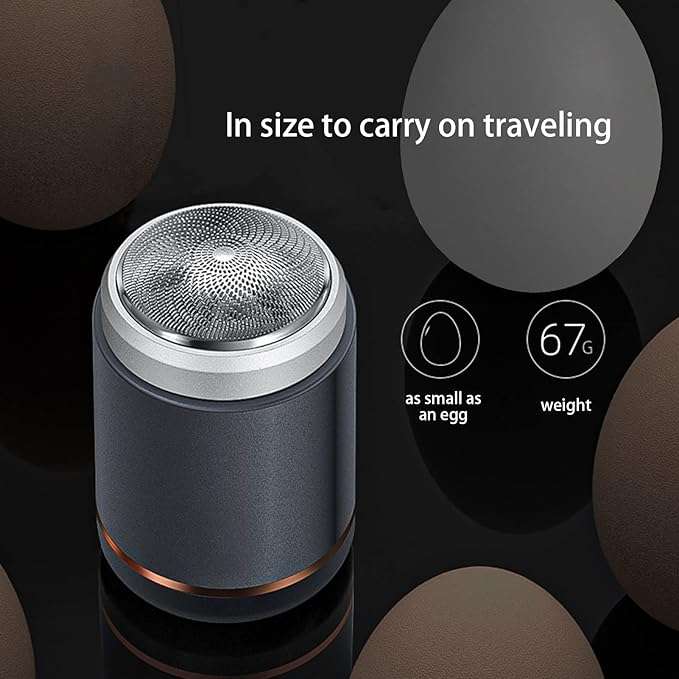Electric Razor for Men Pocket Size Mini Portable Shaver Wet and Dry.