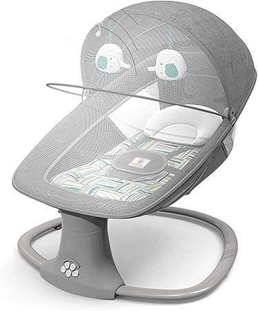 Multi-function Baby Bouncer, Smart Bluetooth Soft Comfortable Breathable Electric Baby Rocking Chair