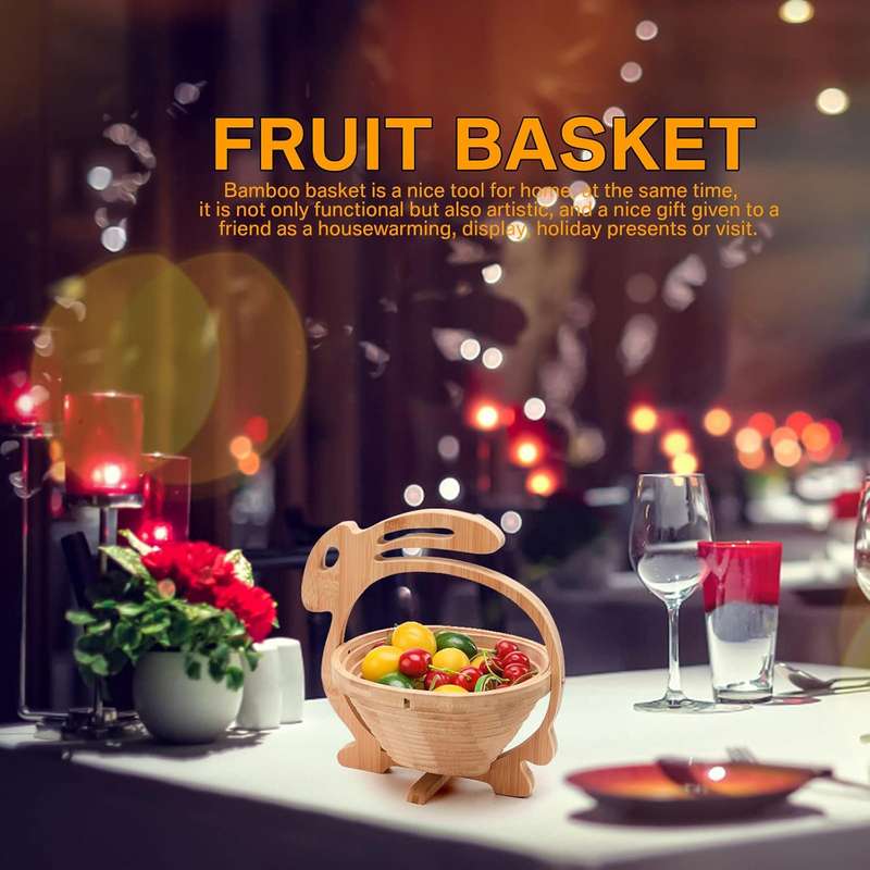 Bamboo fruit basket