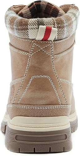 ANJOUFEMME Womens Hiking Snow Winter Boots