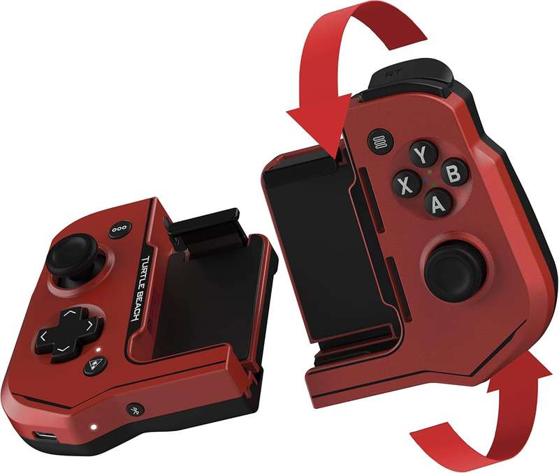 Turtle Beach Atom Mobile Gaming Controller for Android 8.0 (Red/Black) - Smartphone