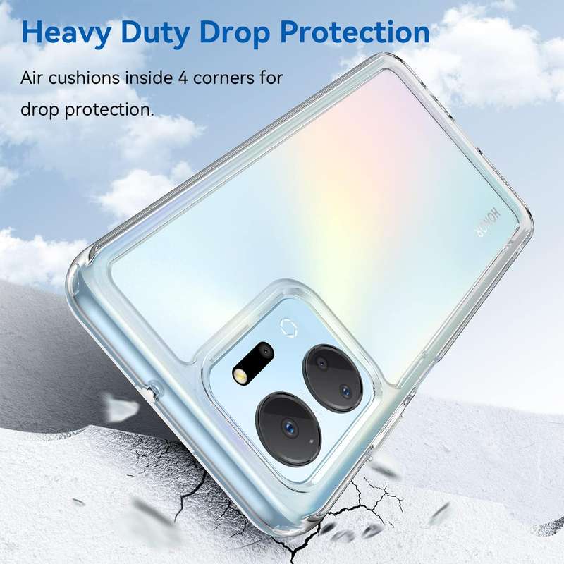 TPU back cover shockproof silicone bumper case cover for Honor X7a