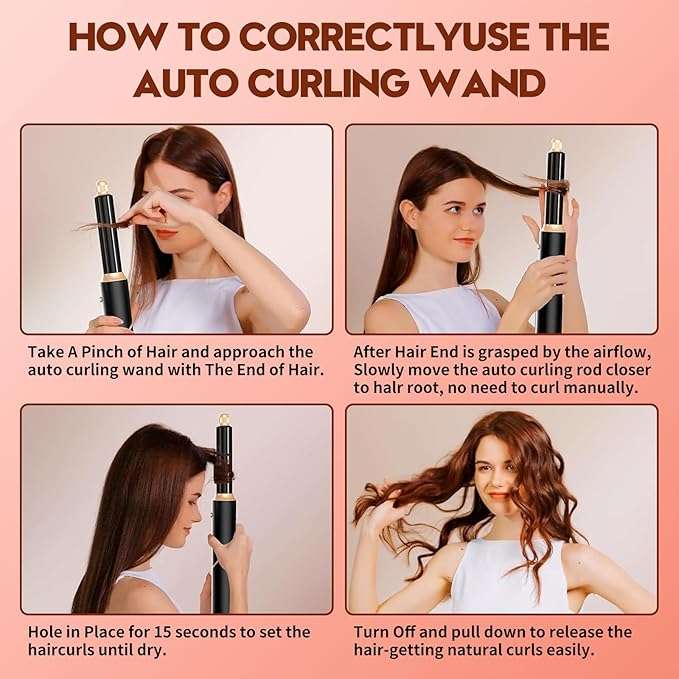 6 IN 1 Collapsible Hot Air Brush
