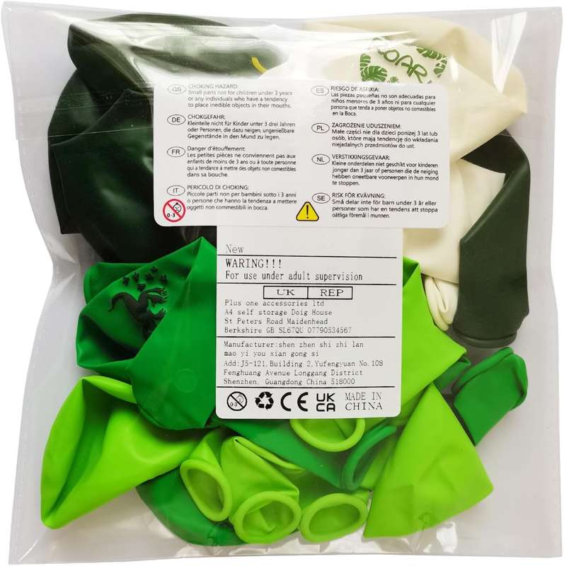 16 Pieces 12` Dinosaurs Balloons Dinosaur Latex Balloons for Dinosaur Party Supplies