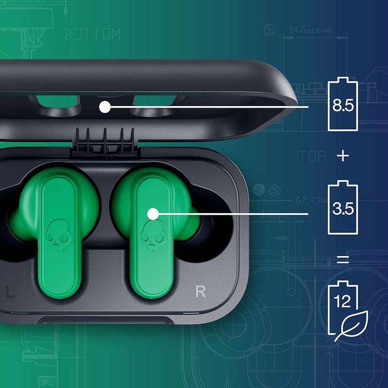 **BARGAIN**Skullcandy Dime 2 True Wireless Earbuds Light Grey/Blue