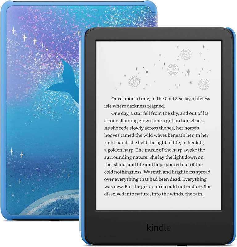 Amazon Kindle 6" 2024 model Kids Bundle (Kindle with Amazon Cover)
